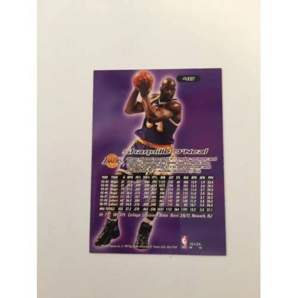1999 Fleer Ultra Shaquille O'Neal LA Lakers IP Autograph #40 (035)